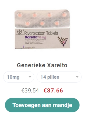 Xarelto 10 mg: Effectieve Antistolling voor Thrombosepreventie